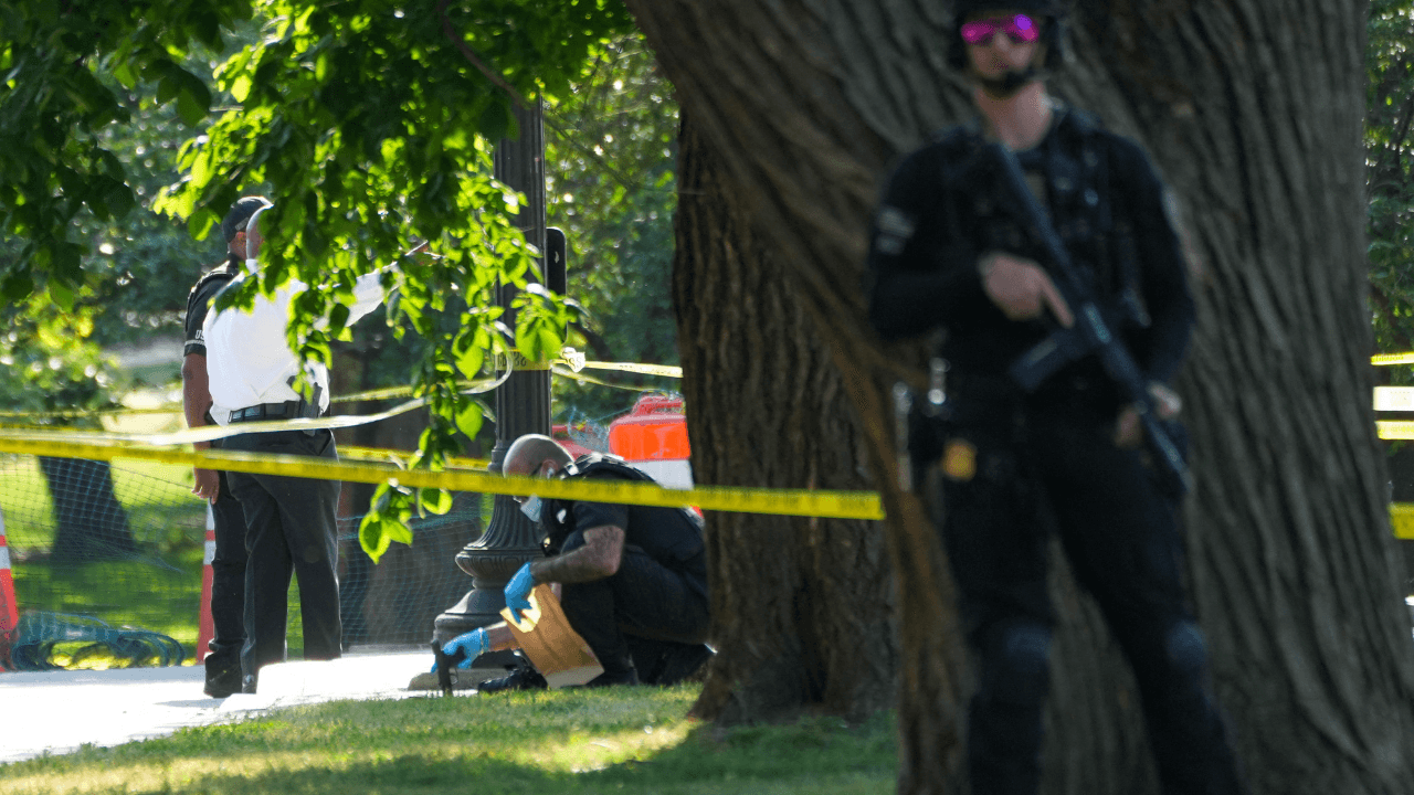 Secret Service says suspect shot after gunfire exchange near Washington ...