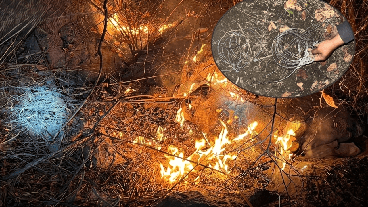 First forest fire of the year linked to trapping wildlife